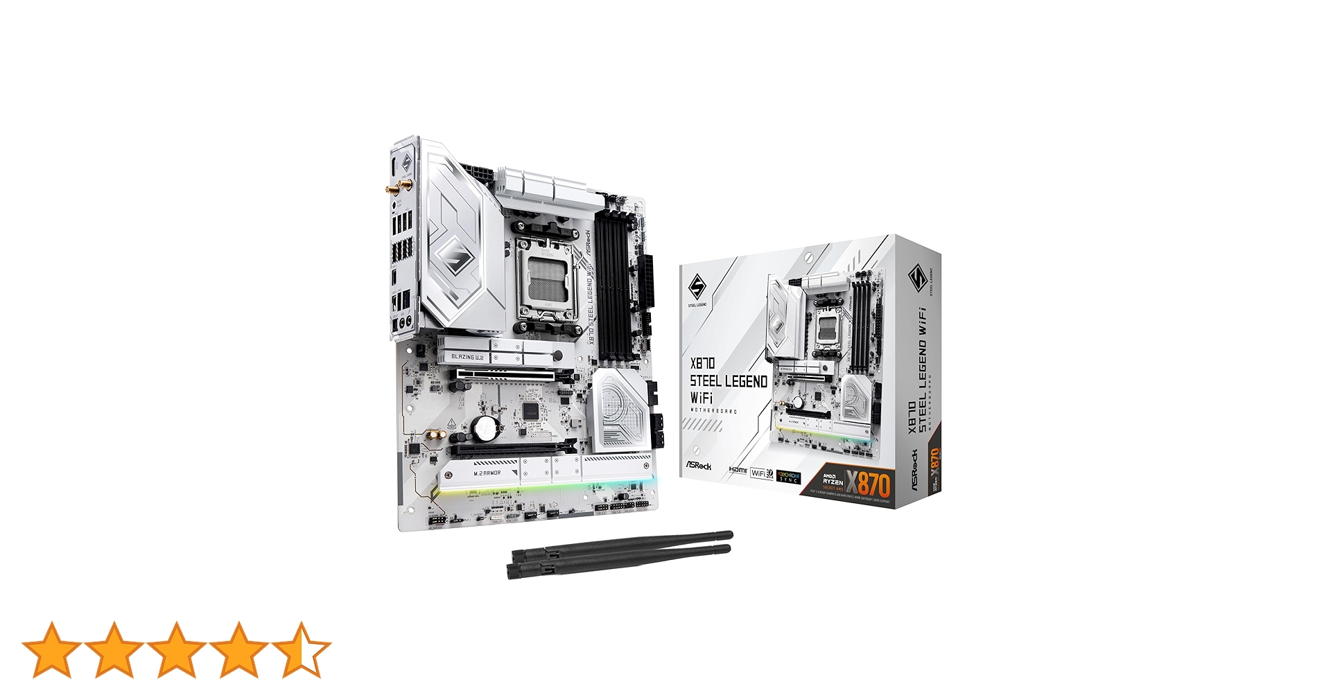 ASRock H470 STEEL LEGEND マザーボード ＋８GBメモリ H470 Steel Legend | ASRock(アスロック) LGA 1200 Intel H470